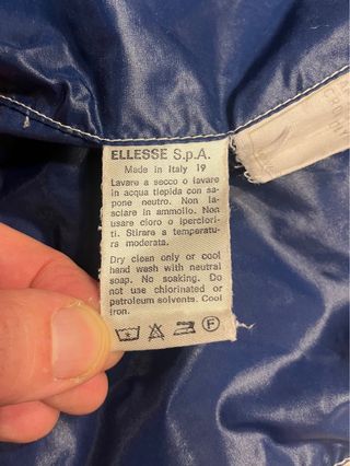 Giacca Vintage Ellesse Sci Rossa/Bianca Tg. 54 XL