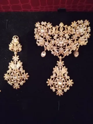 Aderezo Fallera Adulta Dorado Nuevo