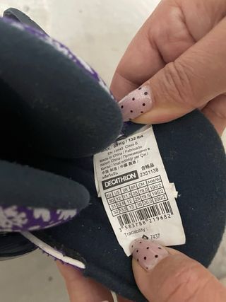 Patines niña Oxelo rosa y morado