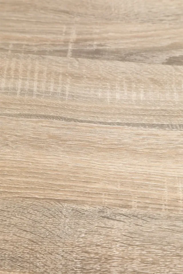 Armario abierto Baxter – madera y metal, blanco