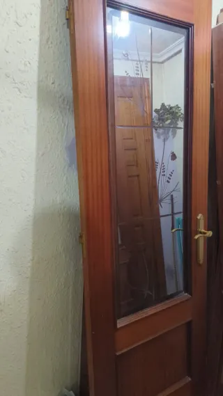 2 Puertas Cristal+ 2 aglomerado + Suelo AC5