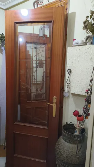 2 Puertas Cristal+ 2 aglomerado + Suelo AC5