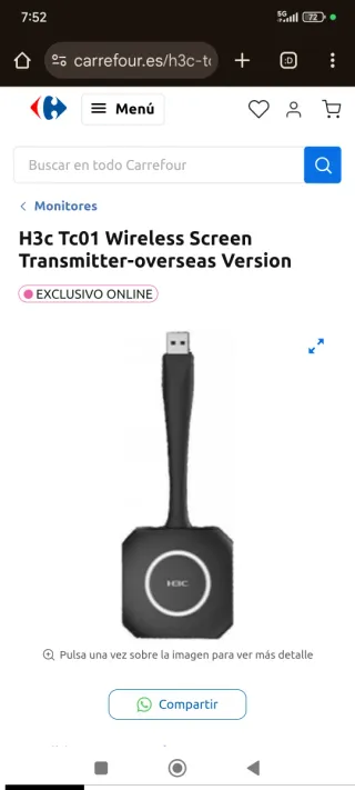 Dg01 Wireless Screen Transmitter duplicador