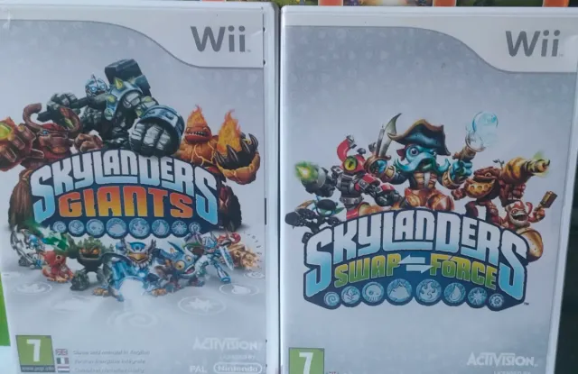 Pacchetto 2 giochi Skylanders Wii: Giants e Swap Force