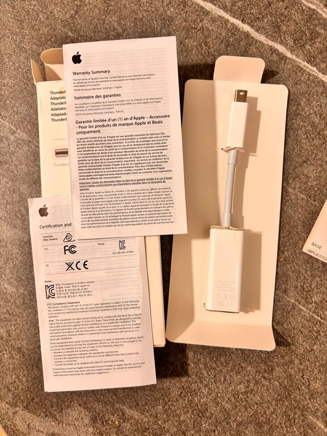 Adaptador Apple Thunderbolt a FireWire