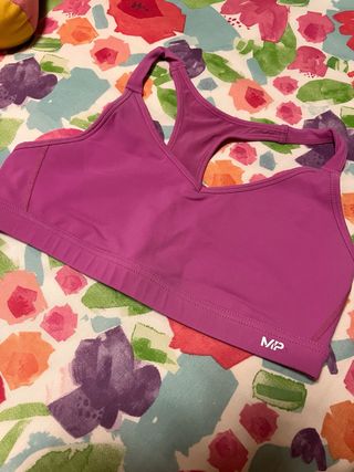 Sujetador deportivo MP rosa talla M