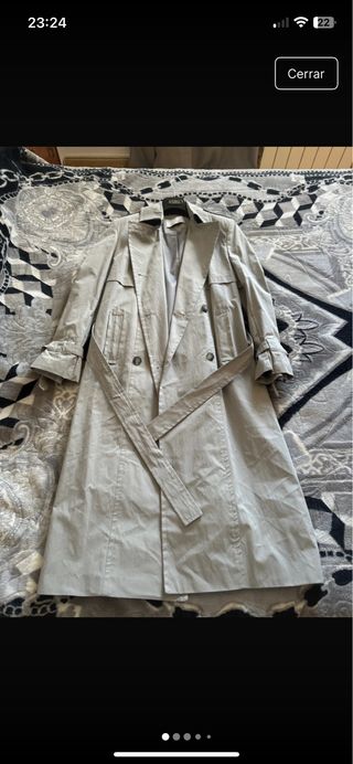 Gabardina gris NUEVA