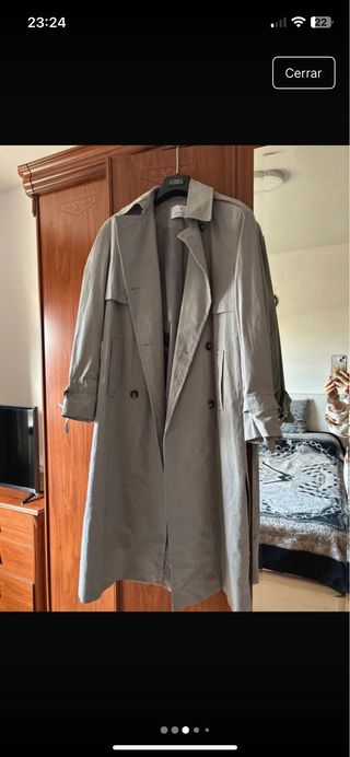 Gabardina gris NUEVA