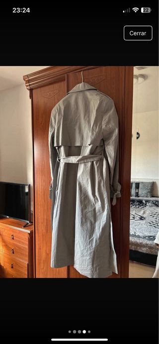 Gabardina gris NUEVA