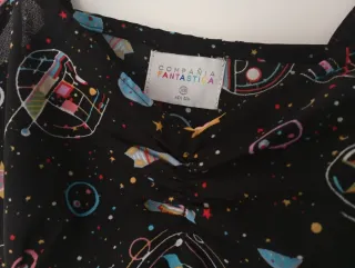 Vestido Compañía Fantástica Negro Espacio