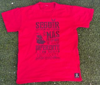 Camiseta KFre Roja Motivacional
