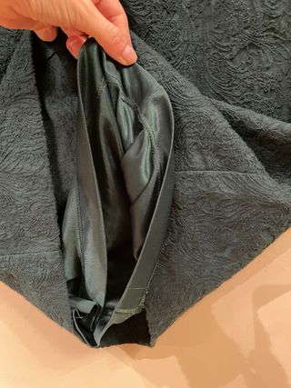 Vestido noche espalda descubierta XS Zara