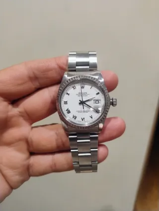 Rolex Datejust Esfera Blanca