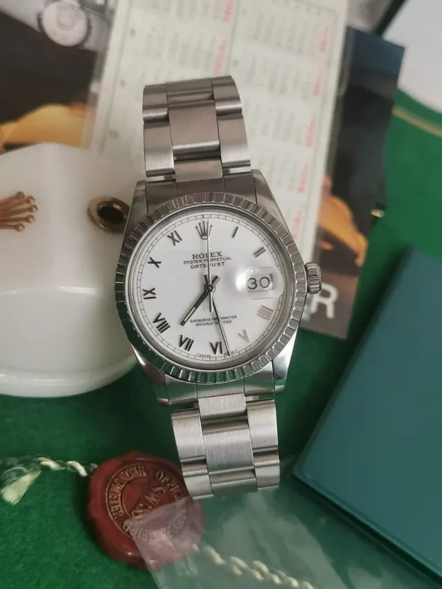 Rolex Datejust Esfera Blanca