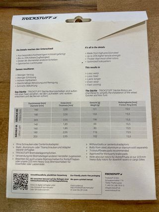 Disco Freno Trickstuff 160mm