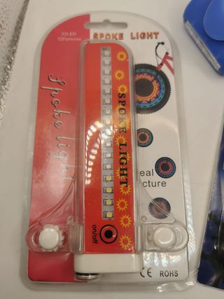 Pack accesorios bicicleta sillín + luces LED