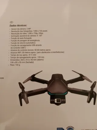 Dron MAGINON QC-720SE WiFi Negro