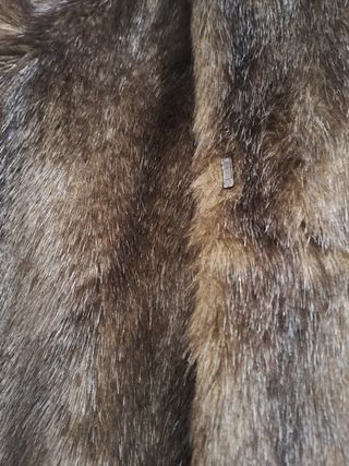 Pelliccia ecologica visone marrone