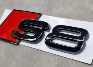 Logo Audi S8 Emblema Pegatina Maletero A8