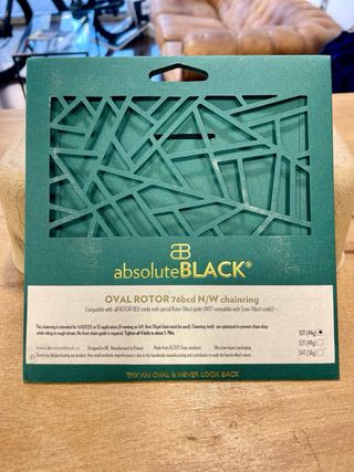 Plato AbsoluteBlack Oval 76bcd 30T Negro