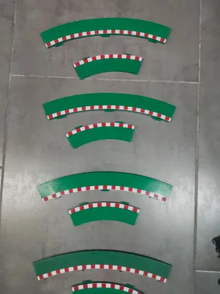 Scalextric bordes curva estándar r2