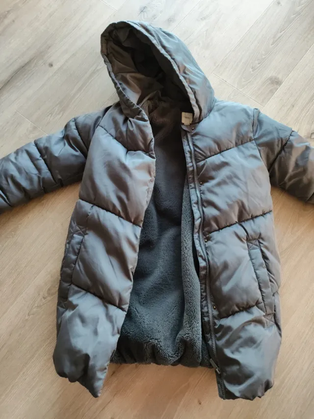 Casaco cinza 10-12 anos