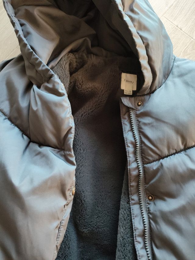 Casaco cinza 10-12 anos