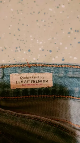 Pantalones Vaqueros Levi's 711 Skinny Azules