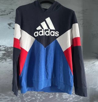 Felpa Adidas con cappuccio color block