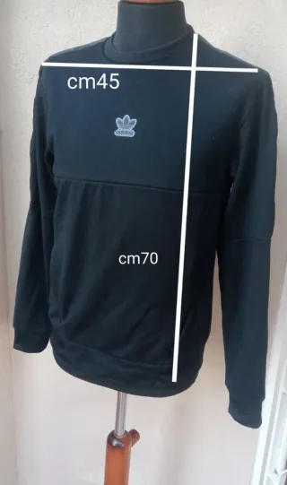 Adidas Originals - Felpa Uomo Nera – Logo, Small