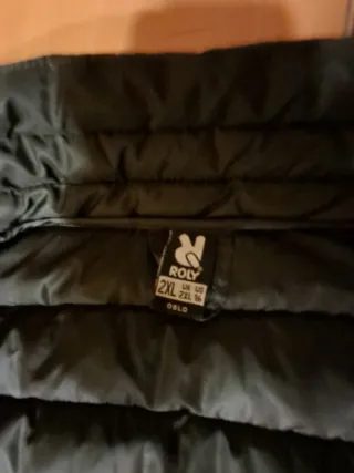 Chaleco acolchado invierno hombre negro