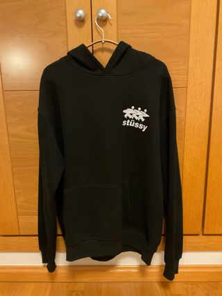 Sudadera Negra Stüssy Talla M