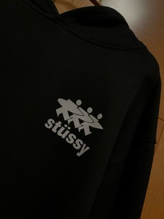 Sudadera Negra Stüssy Talla M