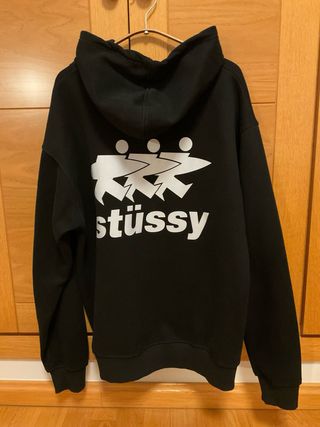 Sudadera Negra Stüssy Talla M
