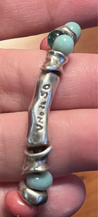 Pulsera Uno de 50 Plata y Piedras