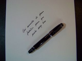 Pluma Preciosa y Elegante con tapón de rosca