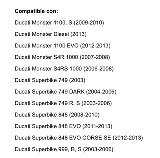 Manetas Ducati Cromadas