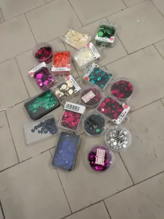 Paillettes e perline