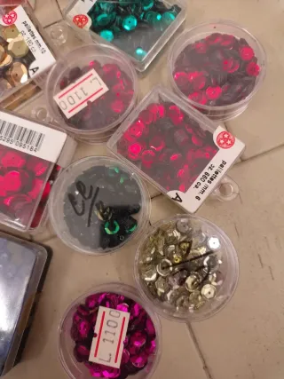 Paillettes e perline