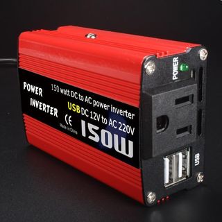 Inversor Coche 150W DC a AC 12V a 220V