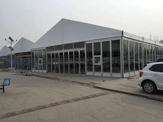 Carpas industriales naves exposición Extremadura