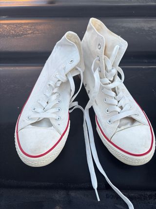 Zapatillas deportivas blancas altas