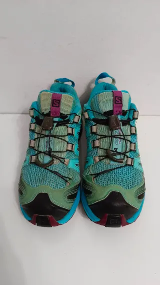 Zapatillas Salomon Trail Running Azul/Verde
