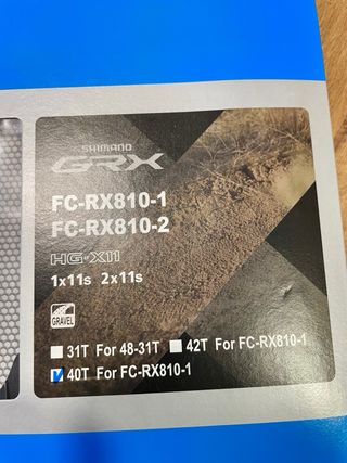 Plato Shimano GRX 40T