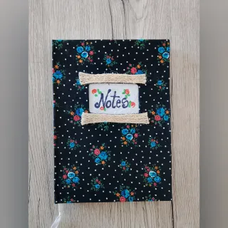 Quaderno A5 artigianale copertina stoffa