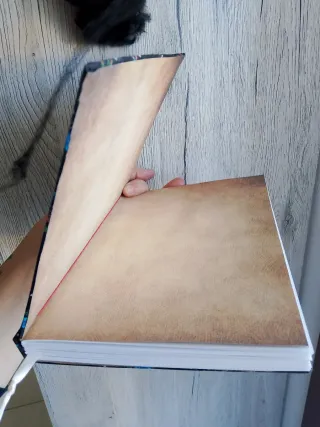 Quaderno A5 artigianale copertina stoffa