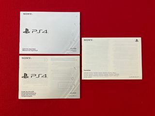 Manuales instrucciones Playstation 4 Fat  PS4 (sol