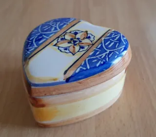 2 Scatoline Portagioie Porcellana