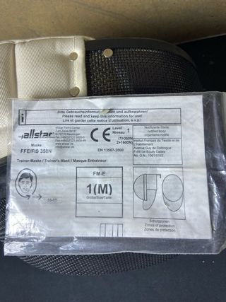 : Careta esgrima Allstar Ecoline 350NW