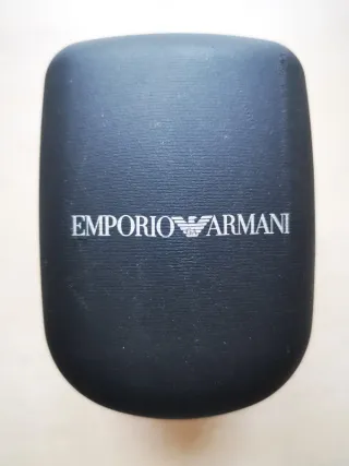 Orologio Emporio Armani Uomo Nero/Argento